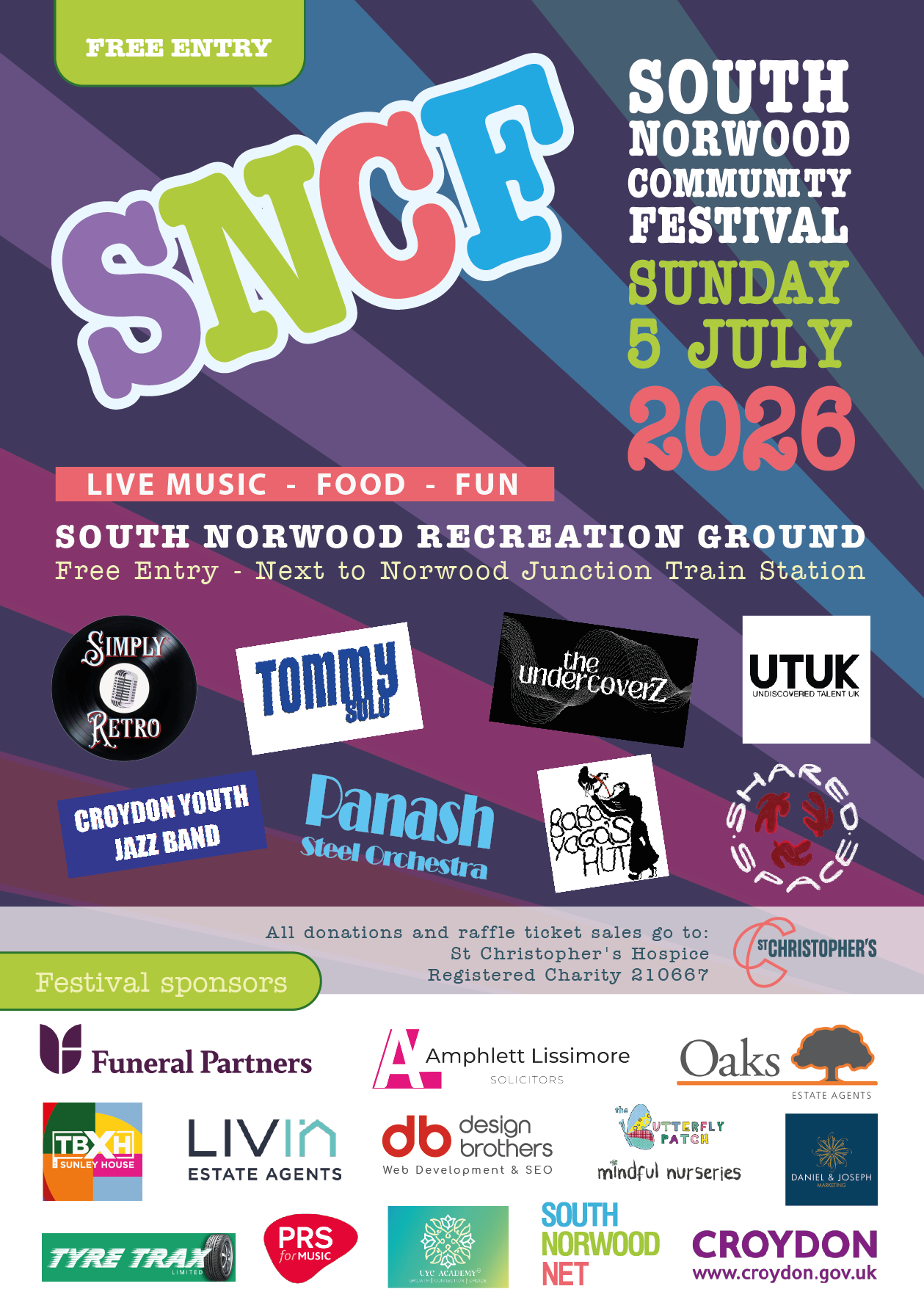 SNCFest 2026 South Norwood. Croydon